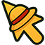 One Piece Straw Hat Arrow & Flag