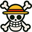 One Piece Straw Hat Arrow & Flag