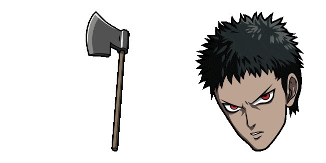one punch man zombieman axe animated custom cursor