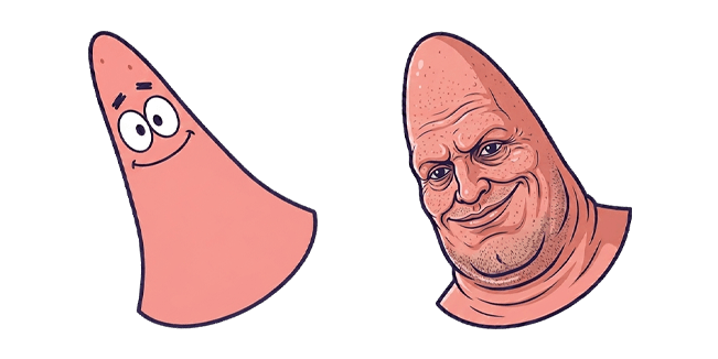 patrick Star nvidia dlss 5 meme custom cursor
