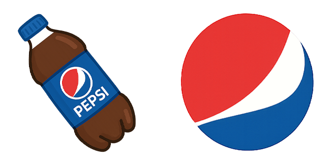 pepsi bottle & logo custom cursor