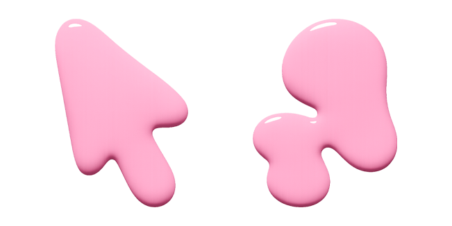 pink goo custom cursor