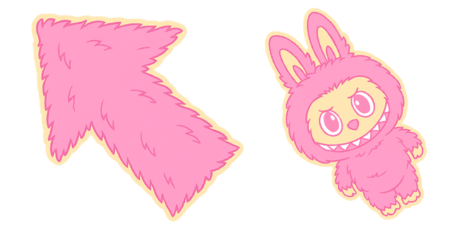 pink labubu custom cursor