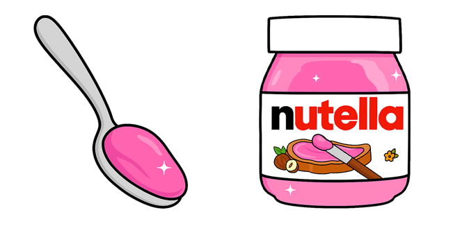 pink nutella custom cursor