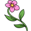 Pink Spring Flower Animated