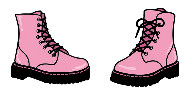 pinky combat boots custom cursor