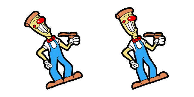 pizza tower pizzahead animated custom cursor