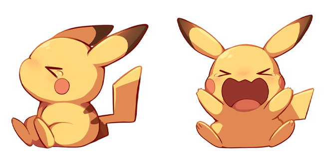 pokemon pikachu crying custom cursor