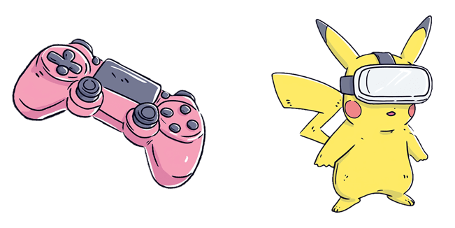 pokemon pikachu gamepad custom cursor