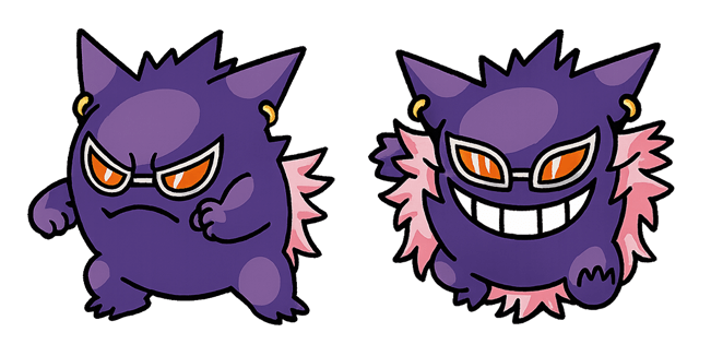 pokemon x one piece gengar doflamingo custom cursor