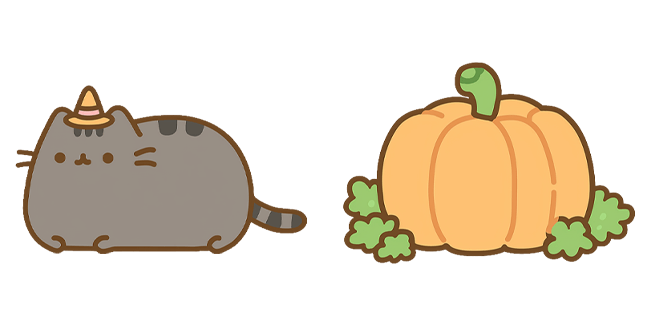 pusheen pumpkin autumn custom cursor