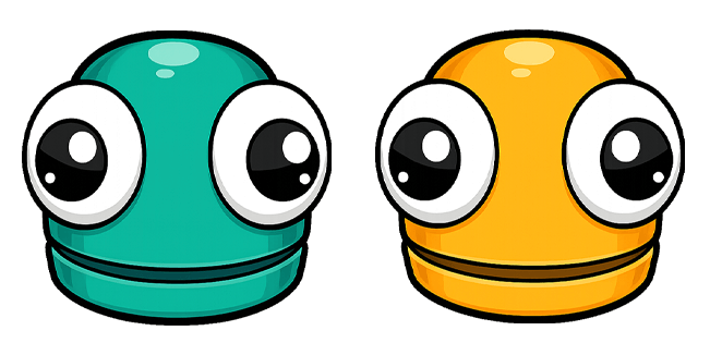 r e p o green & orange custom cursor