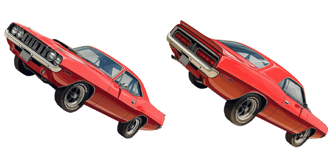 red plymouth barracuda custom cursor