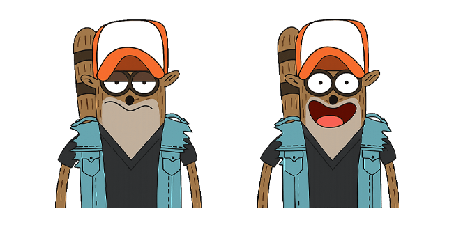 regular show hipster rigby custom cursor