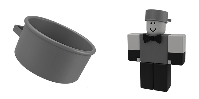 roblox grey r6 avatar & pot custom cursor