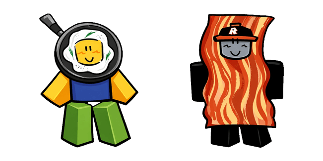 roblox noob pan and guest bacon custom cursor