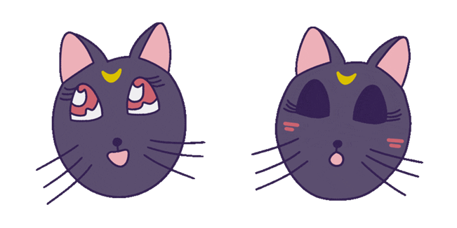 sailor moon cute luna custom cursor