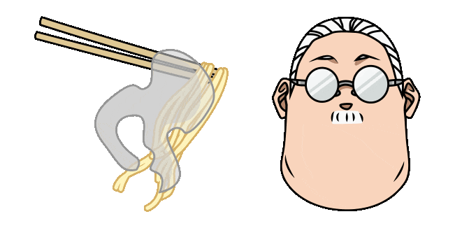 sakamoto days taro sakamoto & noodles animated custom cursor