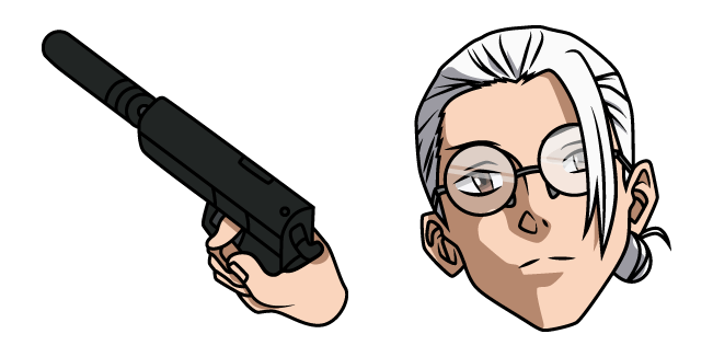 sakamoto days taro sakamoto silencer pistol custom cursor
