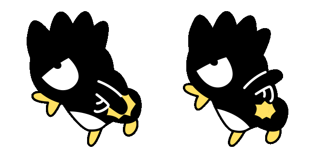 sanrio badtz maru flying animated custom cursor