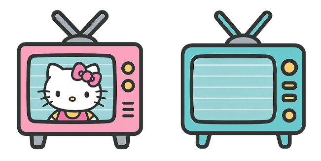 sanrio cute hello kitty tv custom cursor
