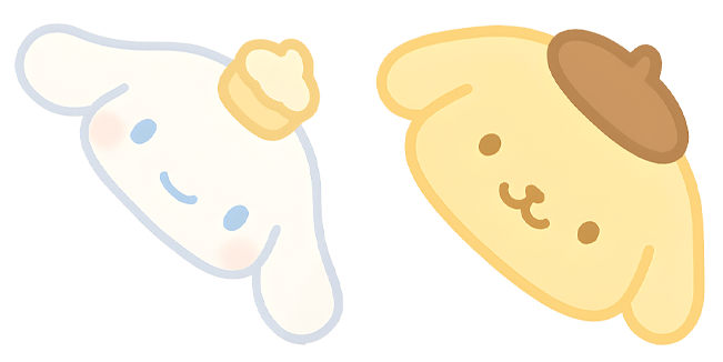 sanrio foodie cinnamoroll & pompompurin custom cursor