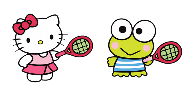 sanrio hello kitty keroppi tennis custom cursor