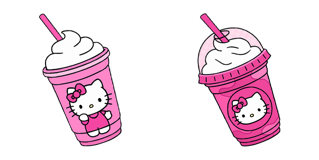 sanrio hello kitty milkshake custom cursor