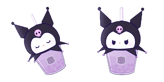 sanrio kuromi boba tea custom cursor