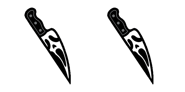 scream movie knife animated custom cursor