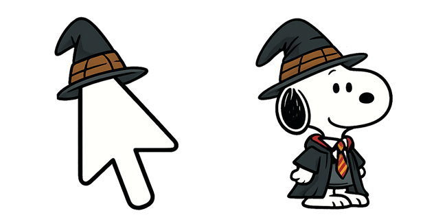 snoopy x harry potter custom cursor