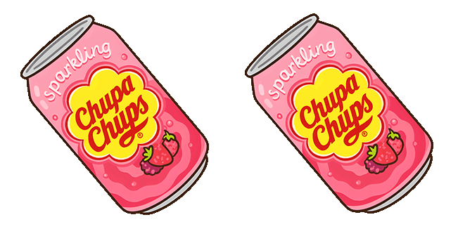 sparkling chupa chups drink animated custom cursor