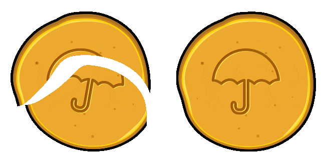 squid game dalgona candy animated custom cursor