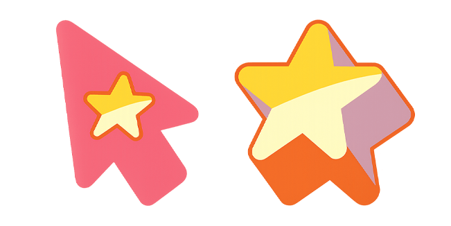 steven universe arrow & star custom cursor