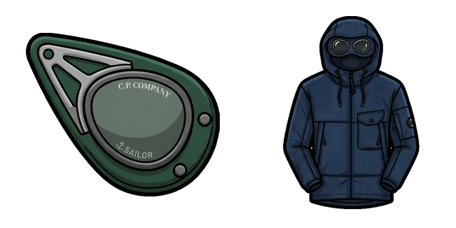 streetwear cp company goggle jacket custom cursor