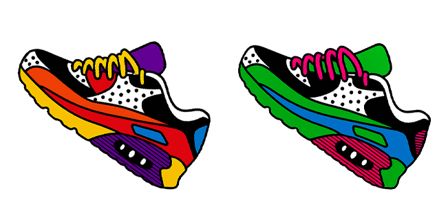 stunning nike air max 90 custom cursor