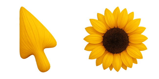 sunflower custom cursor