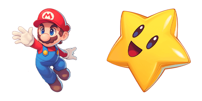 Super Mario & Star Cursor - Sweezy Custom Cursors