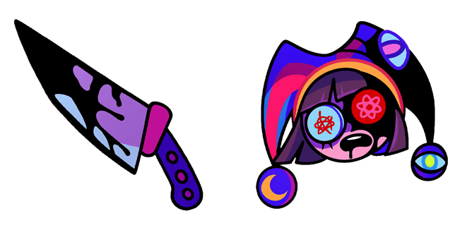 the amazing digital circus half abstracted pomni custom cursor