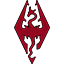 The Elder Scrolls V Skyrim Sword & Dragon Symbol