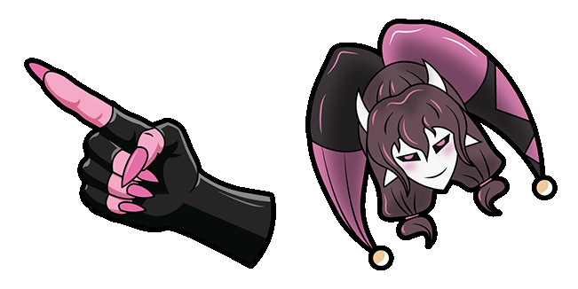 the freak circus columbina animated custom cursor
