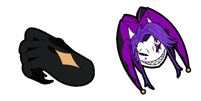 the freak circus jester animated custom cursor