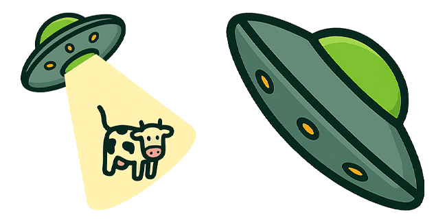 ufo cow abduction custom cursor