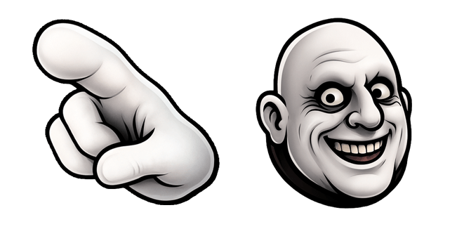 uncle fester addams family custom cursor