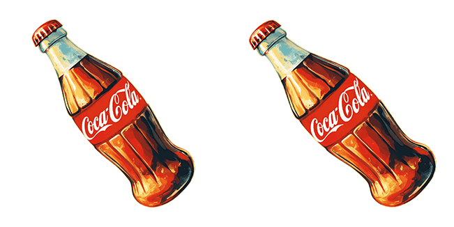 vintage coca cola bottle animated custom cursor