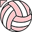VSCO Girl Volleyball Heart & Ball