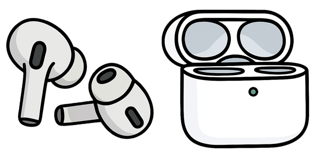 white airpods custom cursor