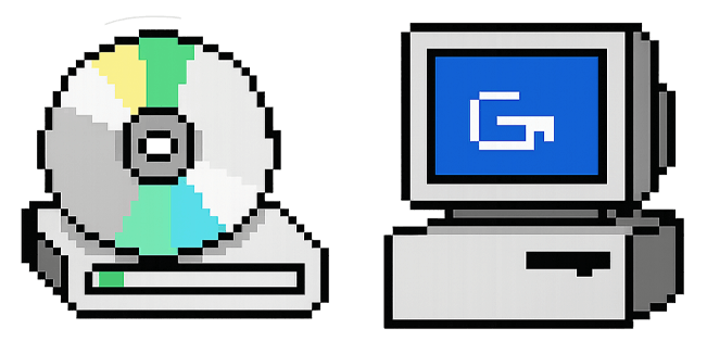 windows 9598 cd rom my computer icon custom cursor