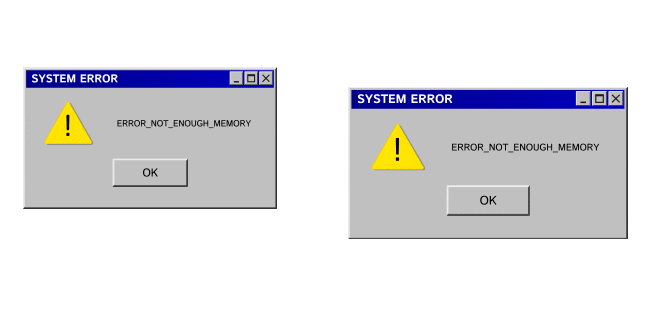 windows 98 system error animated custom cursor