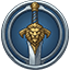 World of Warcraft Alliance Gauntlet Hand & Lion Sword Emblem